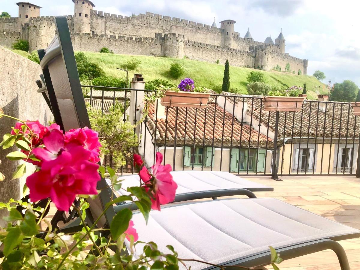 Hotel Les Florentines Carcassonne Exterior foto